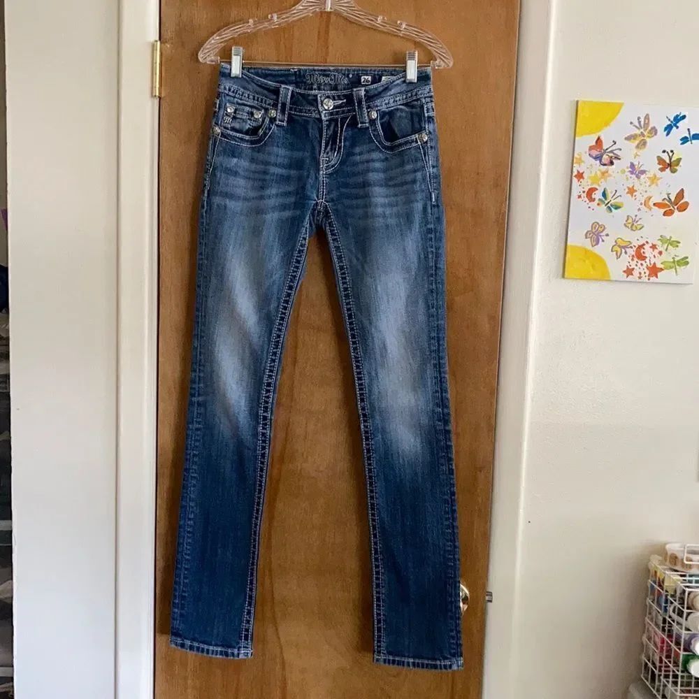 Miss Me Signature Straight Denim